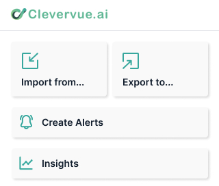 Import and export data sources